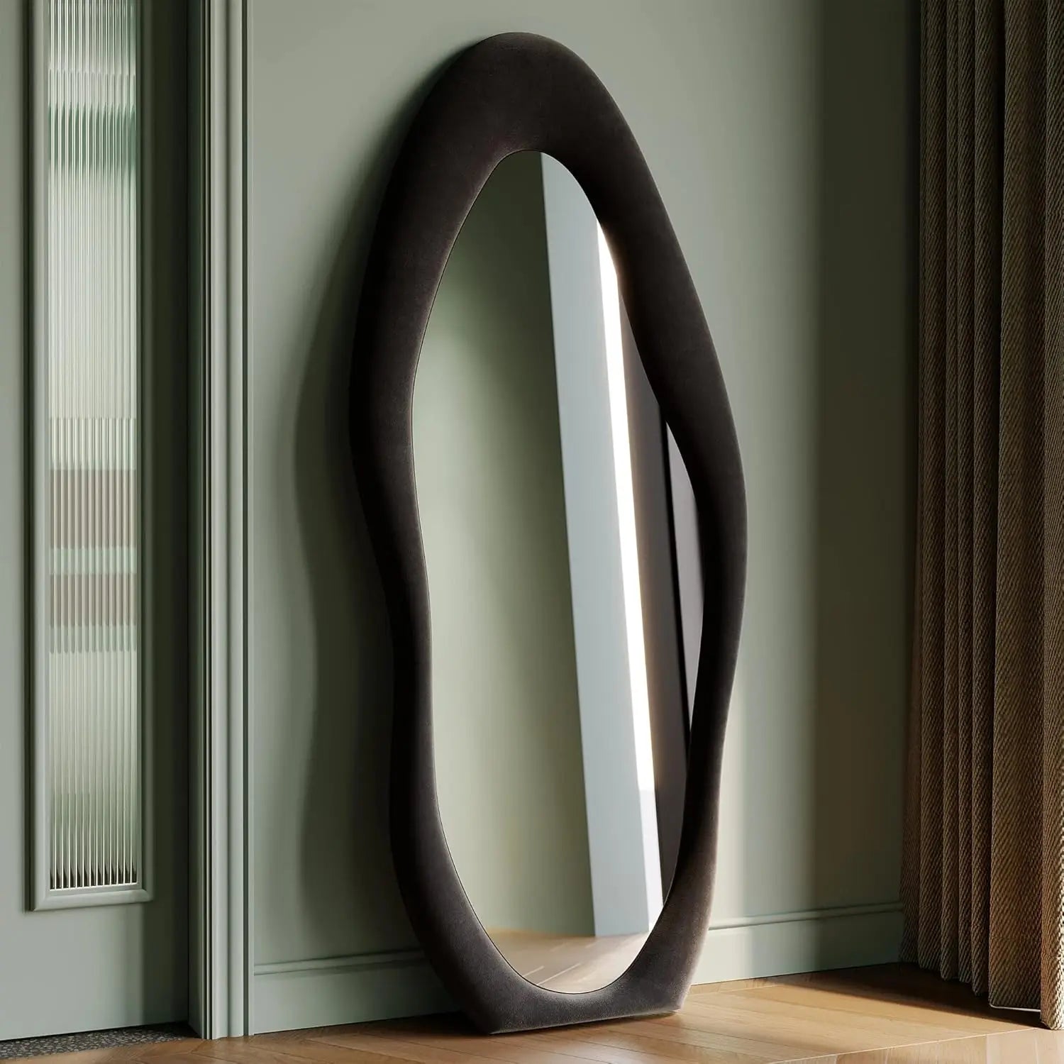 Wavy Full Body Mirror for Bedroom, Living Room & Cloakroom