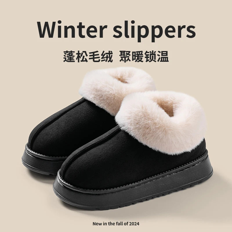 Plush Faux Fur Fashion Snow Boots