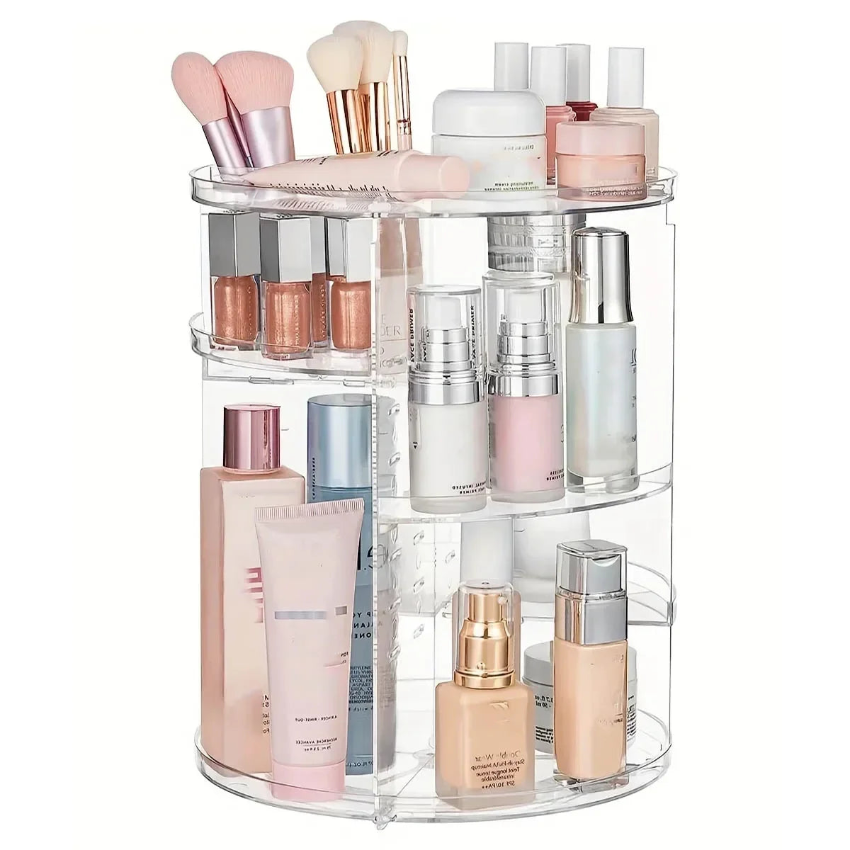 360 ° Rotatable Cosmetics Storage Rack