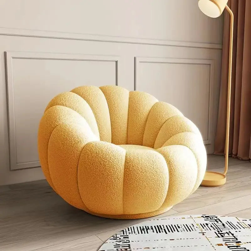 Luxury Plush Pumpkin Chair