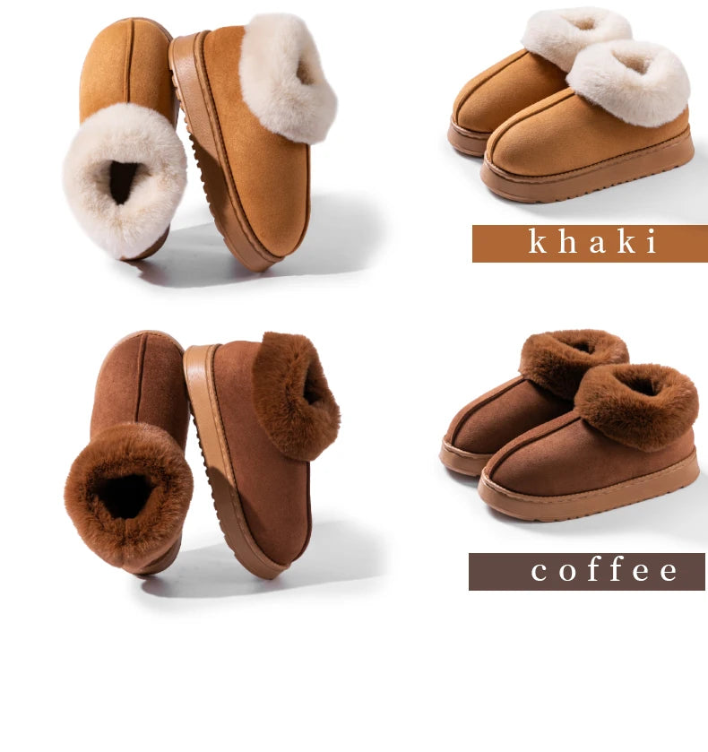 Plush Faux Fur Fashion Snow Boots