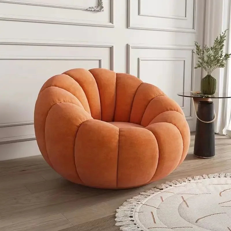 Luxury Plush Pumpkin Chair