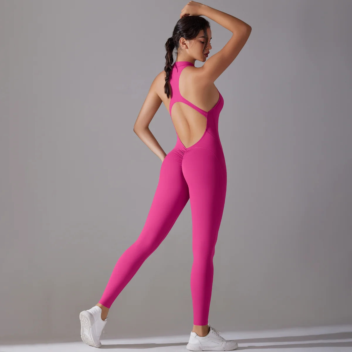 Sexy Hollow Backless Sporty Jumpsuit