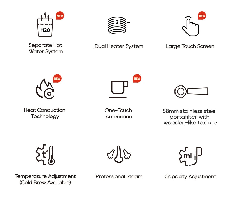 HiBREW H13 20bar Semi-automatic Espresso Machine