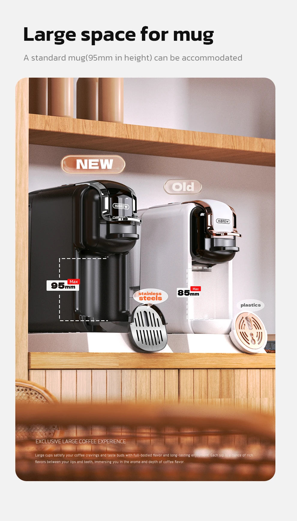 HiBREW H2B 5 in 1 Coffee Machine 20Bar