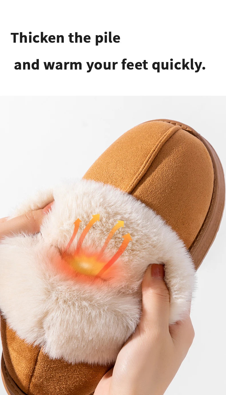 Plush Faux Fur Fashion Snow Boots