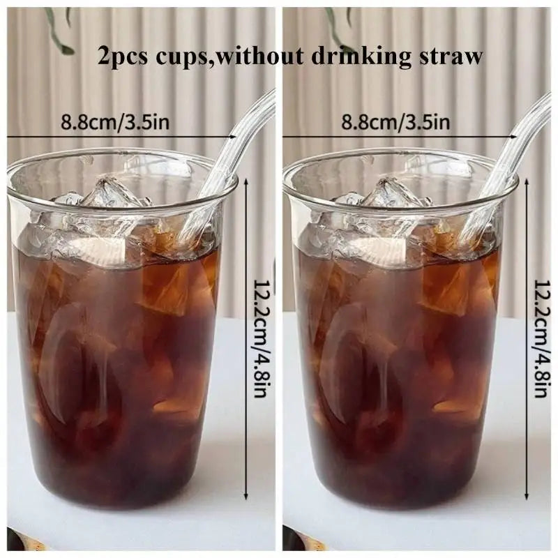 Aesthetic Glass Coffee Cups