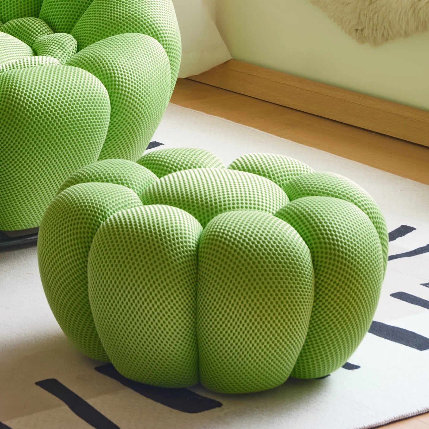 Pumpkin Lazy Sofa, Minimalist Rochburg Football Sofa