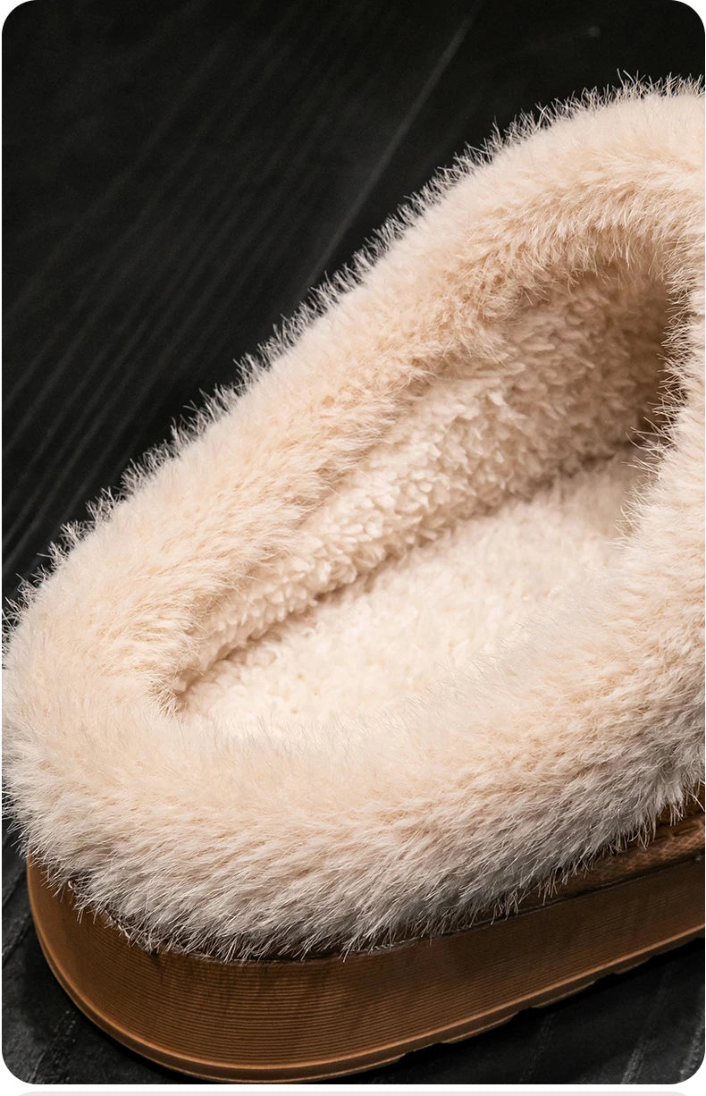Fashion Unisex Fluffy Slippers for Autumn and Winter