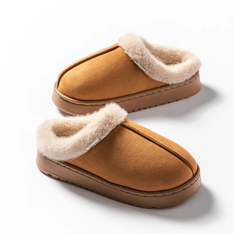 Fashion Unisex Fluffy Slippers for Autumn and Winter