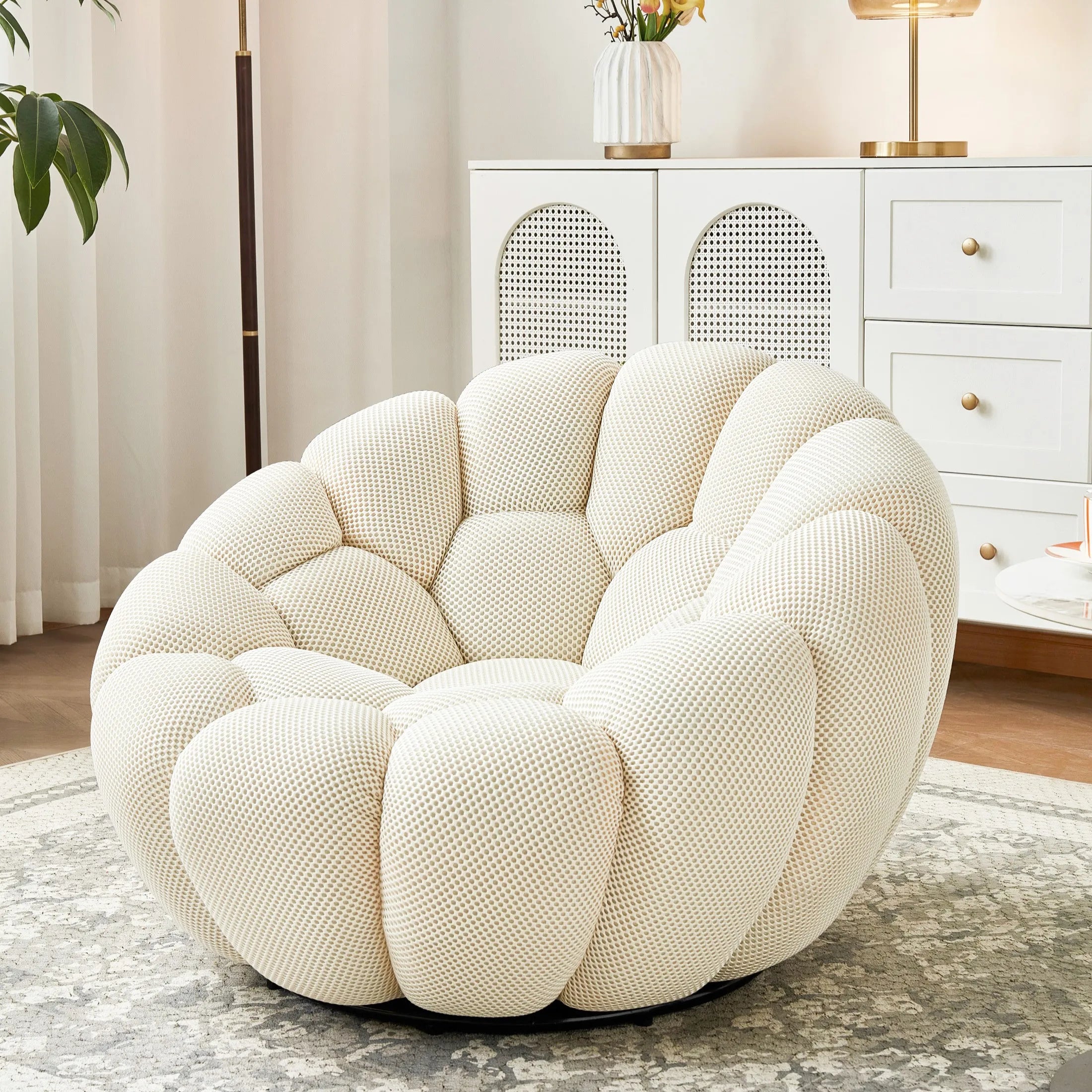 Pumpkin Lazy Sofa, Minimalist Rochburg Football Sofa