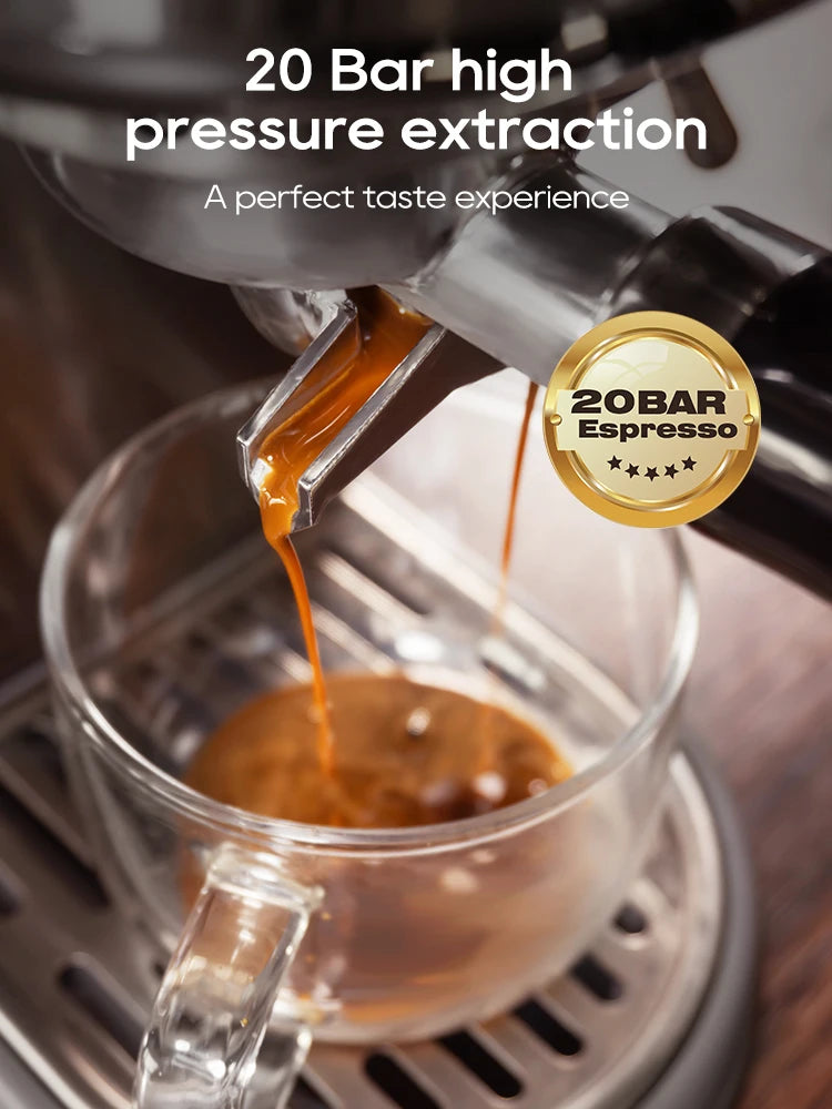 HiBREW 20Bar Semi-Automatic Espresso Machine