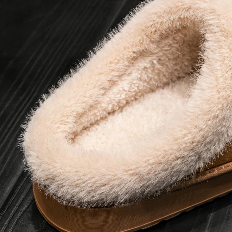 Fashion Unisex Fluffy Slippers for Autumn and Winter