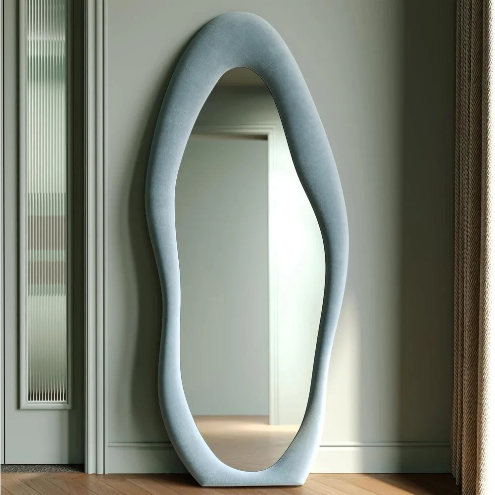 Wavy Full Body Mirror for Bedroom, Living Room & Cloakroom