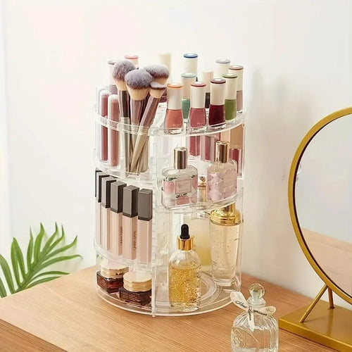 360 ° Rotatable Cosmetics Storage Rack