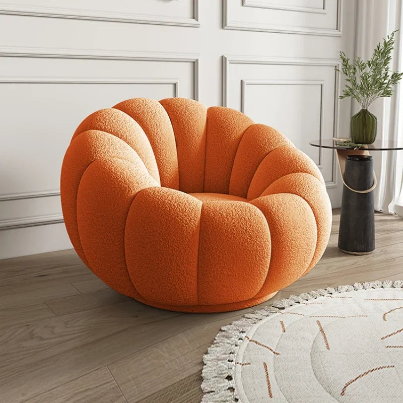 Luxury Plush Pumpkin Chair