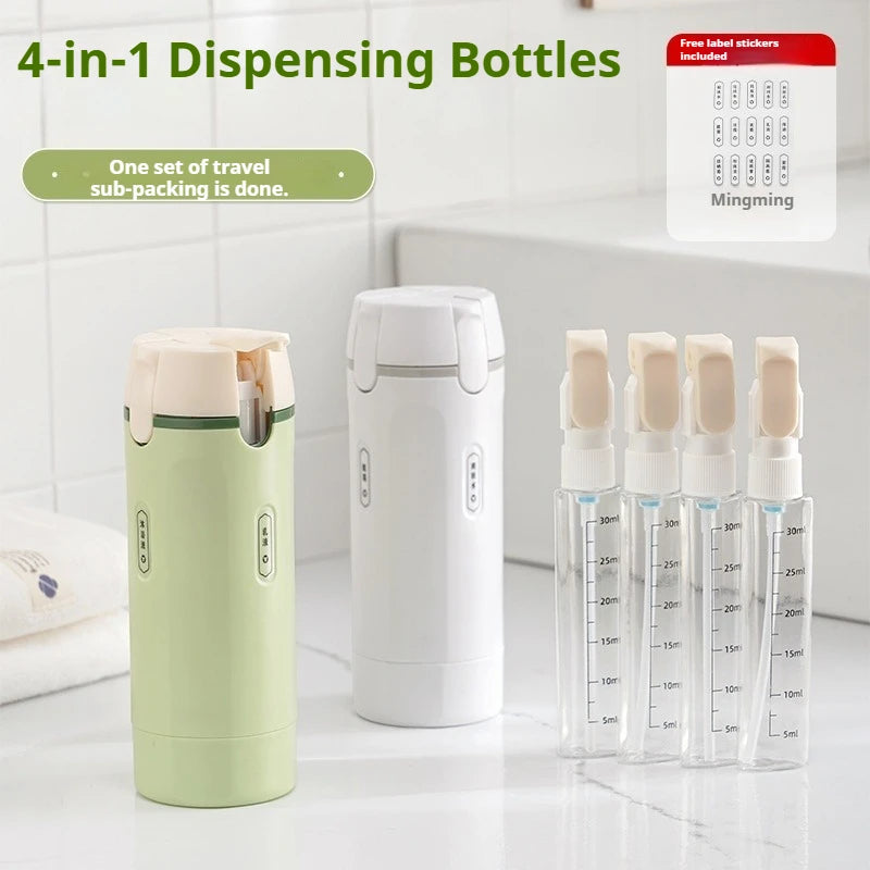 4-in-1 Travel Refillable Bottles