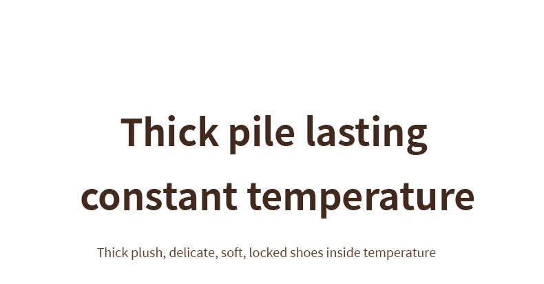 Fashion Unisex Fluffy Slippers for Autumn and Winter