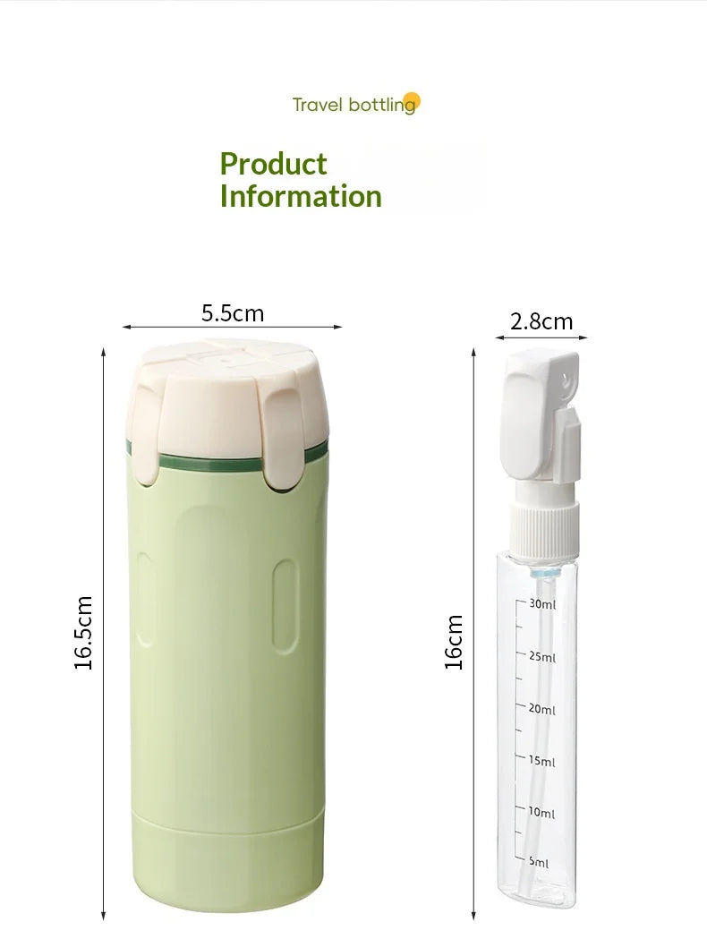 4-in-1 Travel Refillable Bottles
