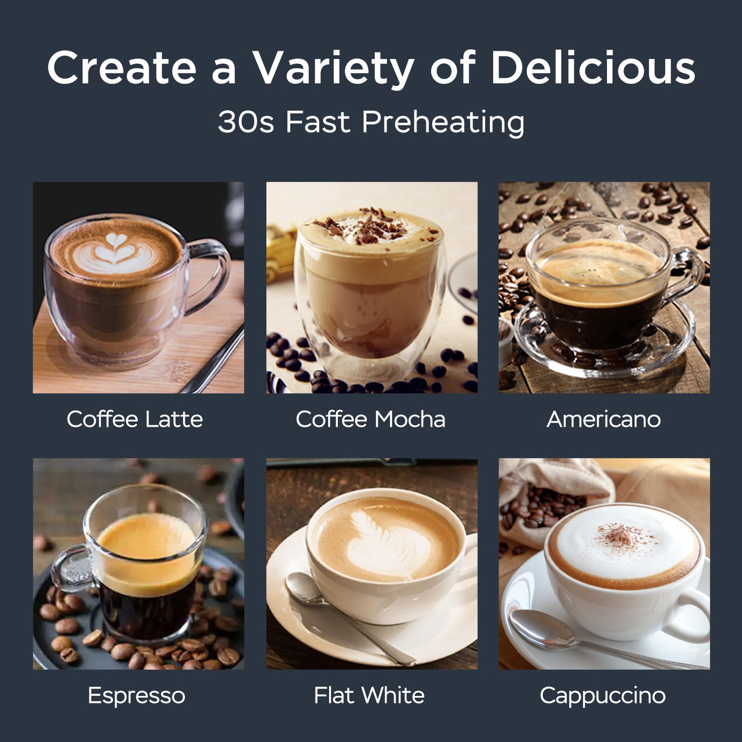Geek Chef Barista Series Espresso Machine