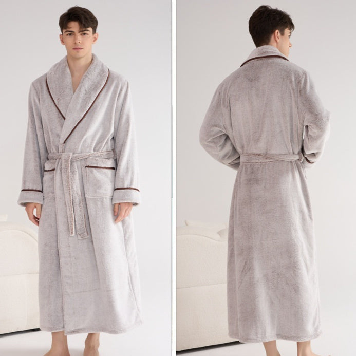 Thick Night-robe Flannel for Couple
