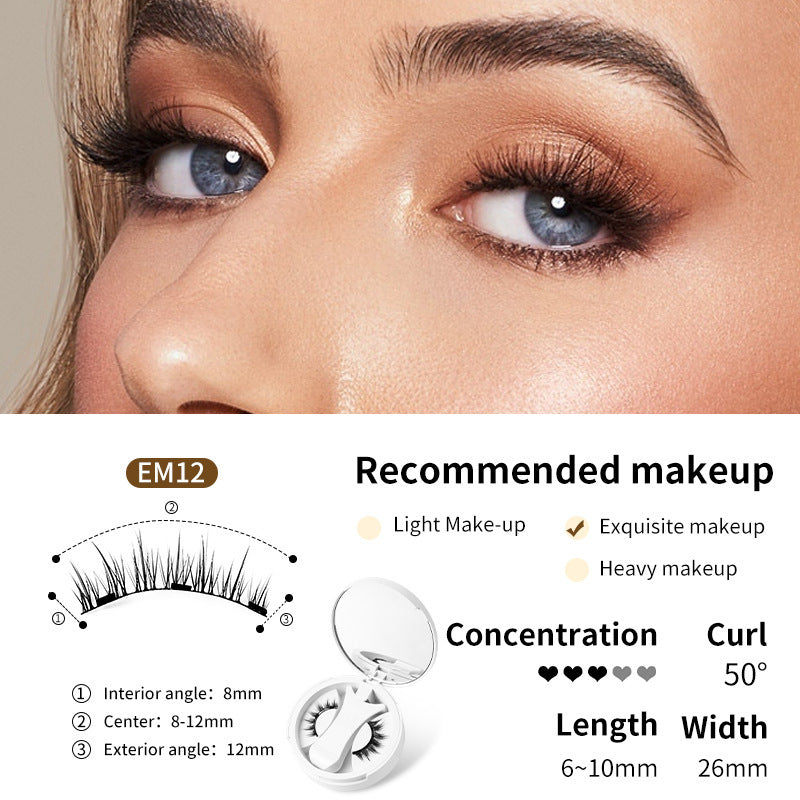 Magnetic False Eyelashes – Reusable, Natural Look, Easy Application - Shop Modiqa