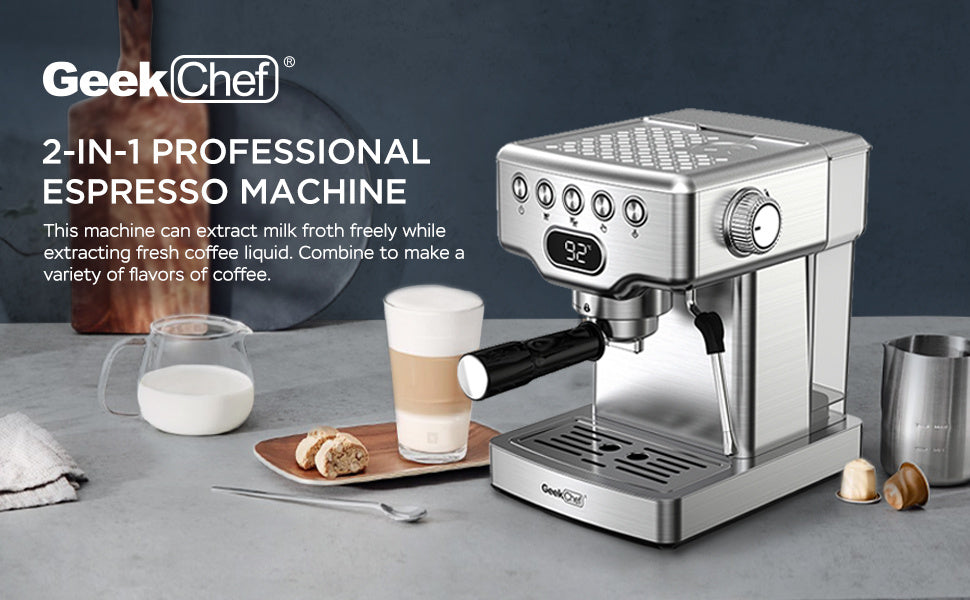 Geek Chef Barista Series Espresso Machine