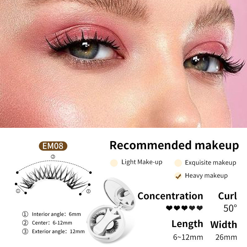 Magnetic False Eyelashes – Reusable, Natural Look, Easy Application - Shop Modiqa