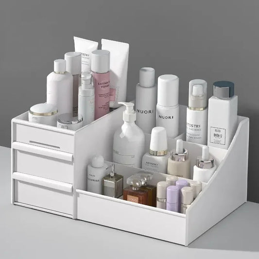 Makeup Storage Box – Acrylic Organizer, Multi-Compartment Vanity Storage - Shop Modiqa