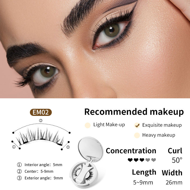 Magnetic False Eyelashes – Reusable, Natural Look, Easy Application - Shop Modiqa