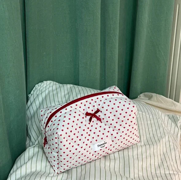 Love Heart Makeup Bag